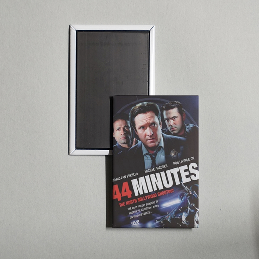 44 Minutes The North Hollywood Shoot-Out Mini Movie Fridge Magnet