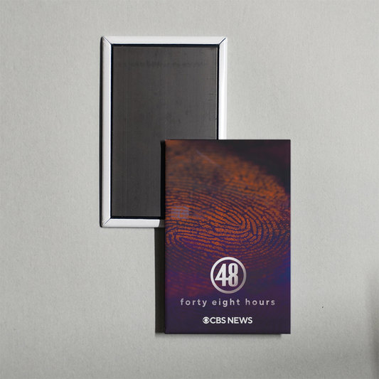 48 Hours TV Show Fridge Magnet