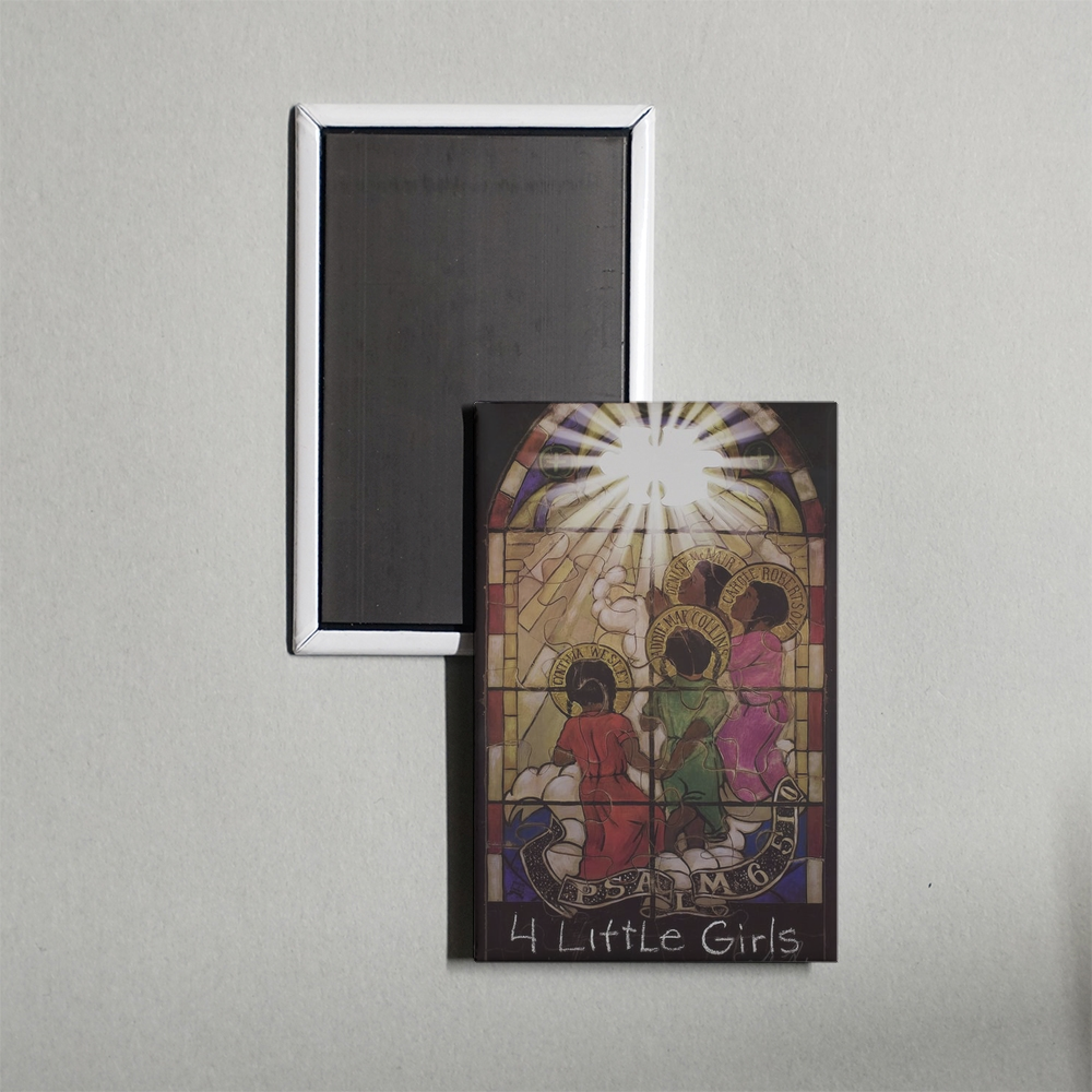 4 Little Girls Mini Movie Fridge Magnet
