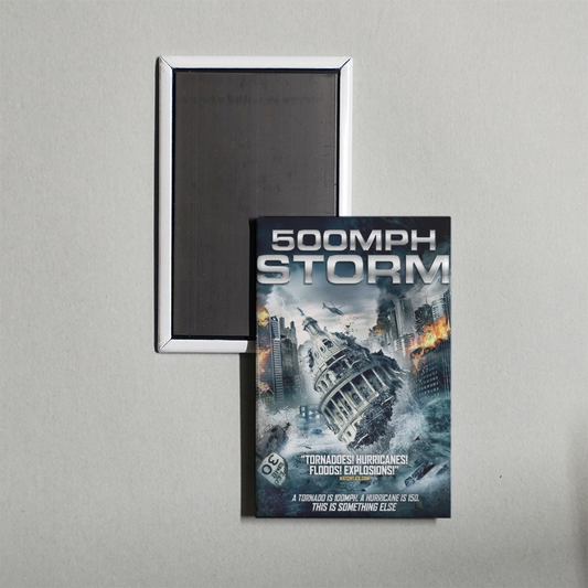 500 MPH Storm Mini Movie Fridge Magnet