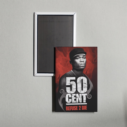 50 Cent Refuse 2 Die Mini Movie Fridge Magnet
