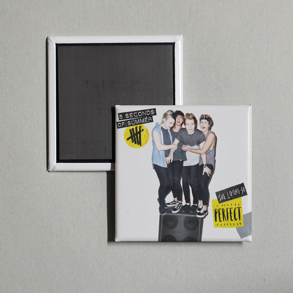 5 Seconds of Summer - She Looks So Perfect (B-Sides) Album Cover Fridge Magnet