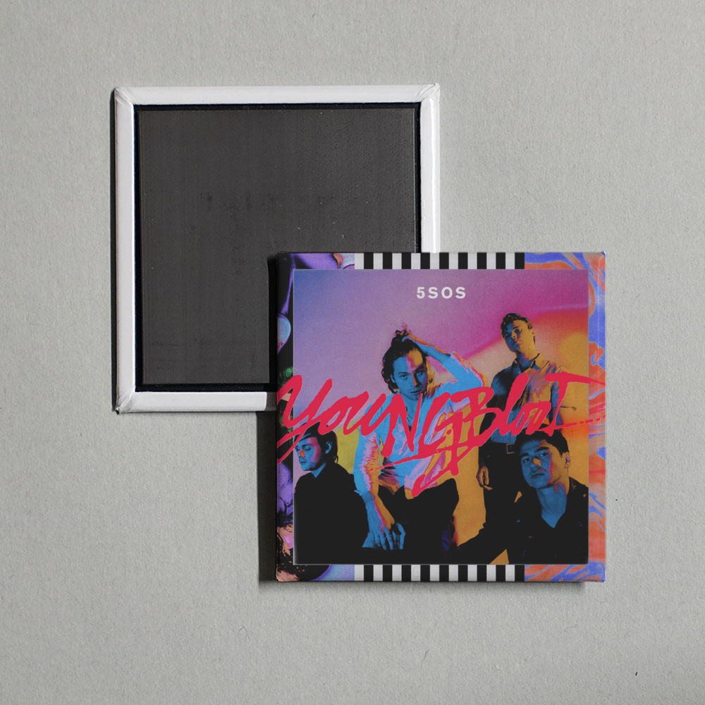 5 Seconds of Summer - Youngblood (Deluxe) Album Cover Fridge Magnet