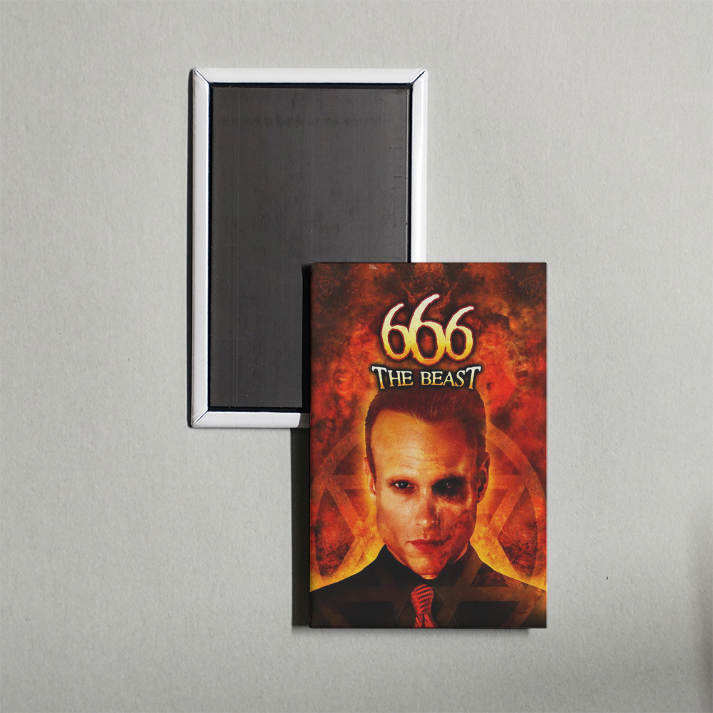 666 The Beast Mini Movie Fridge Magnet