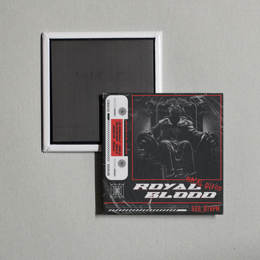 666_ØTBPM - ROYAL BLOOD Album Cover Fridge Magnet