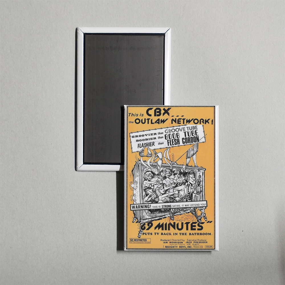 69 Minutes Mini Movie Fridge Magnet