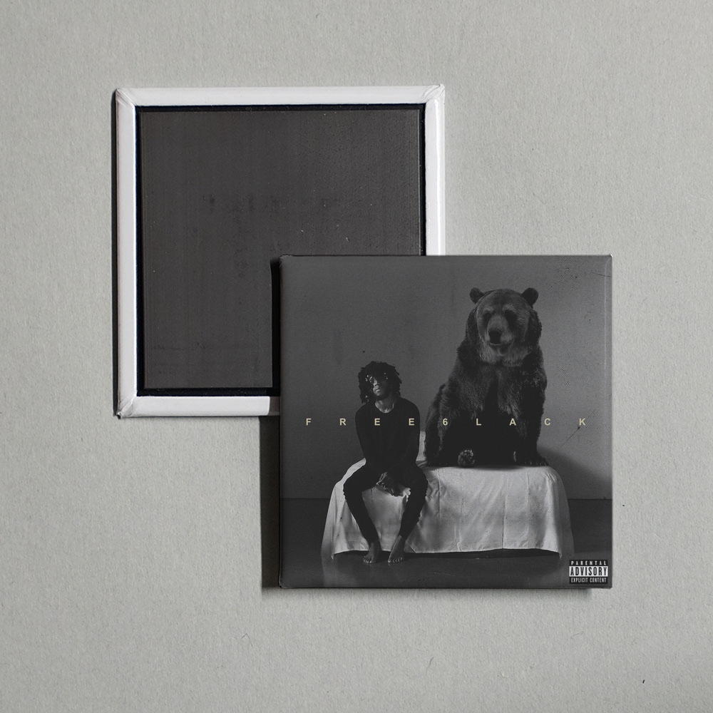 6LACK - FREE 6LACK Album Cover Fridge Magnet