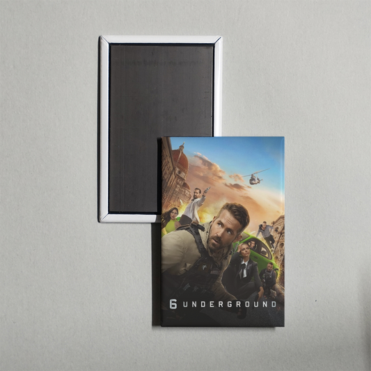 6 Underground Mini Movie Fridge Magnet