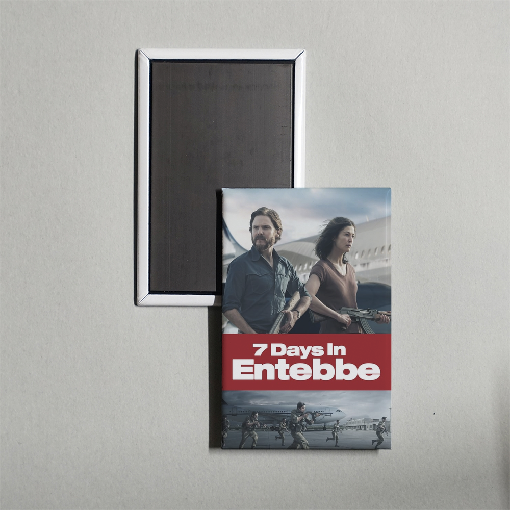 7 Days in Entebbe Mini Movie Fridge Magnet