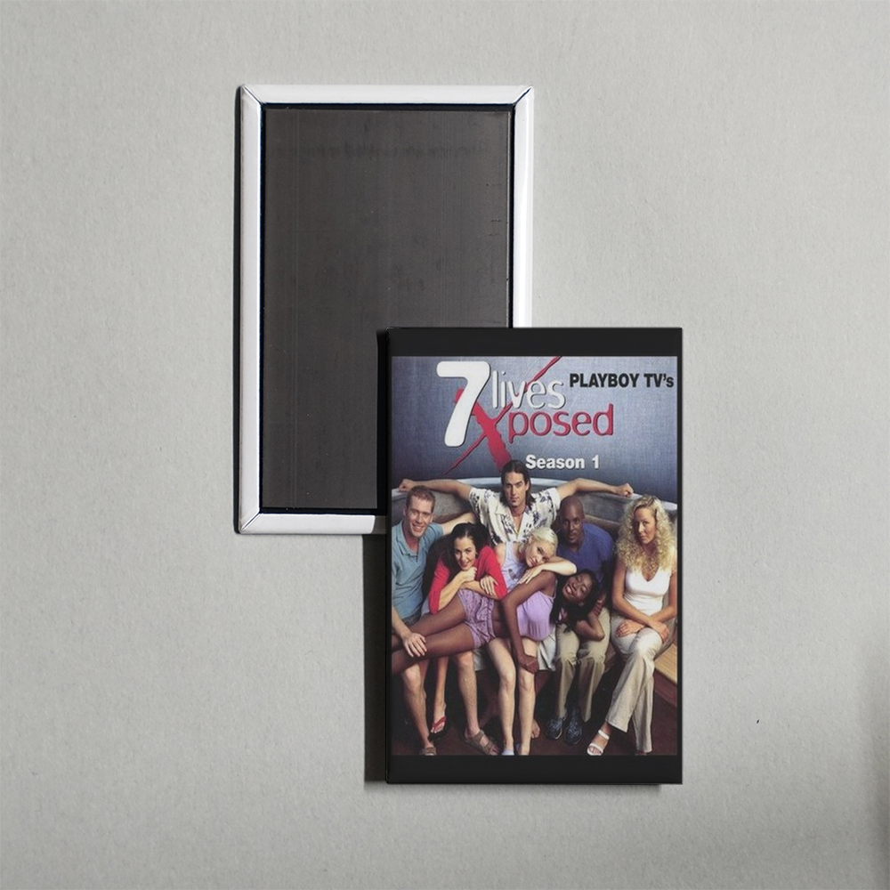 7 Lives Exposed TV Show Fridge Magnet