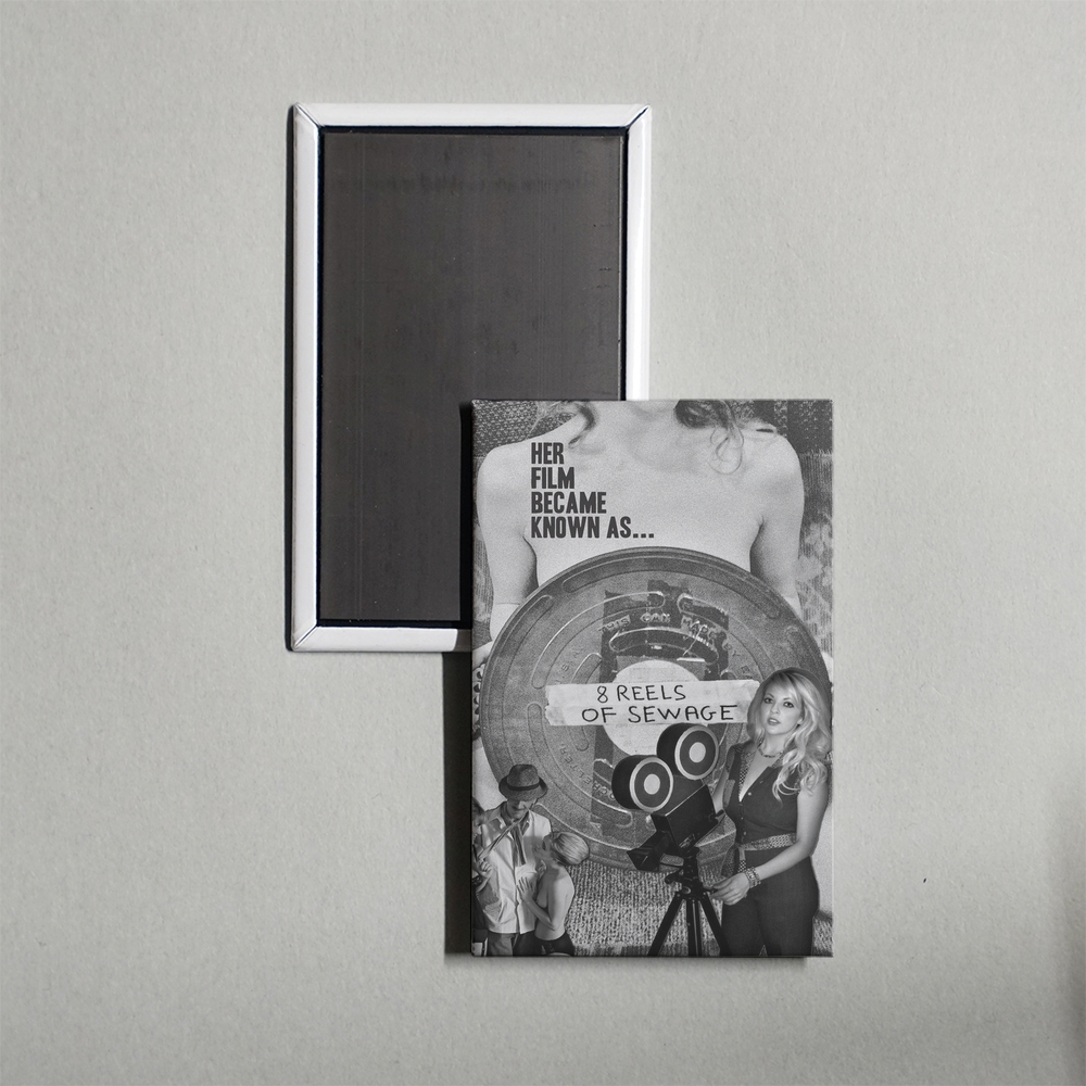 8 Reels of Sewage Mini Movie Fridge Magnet