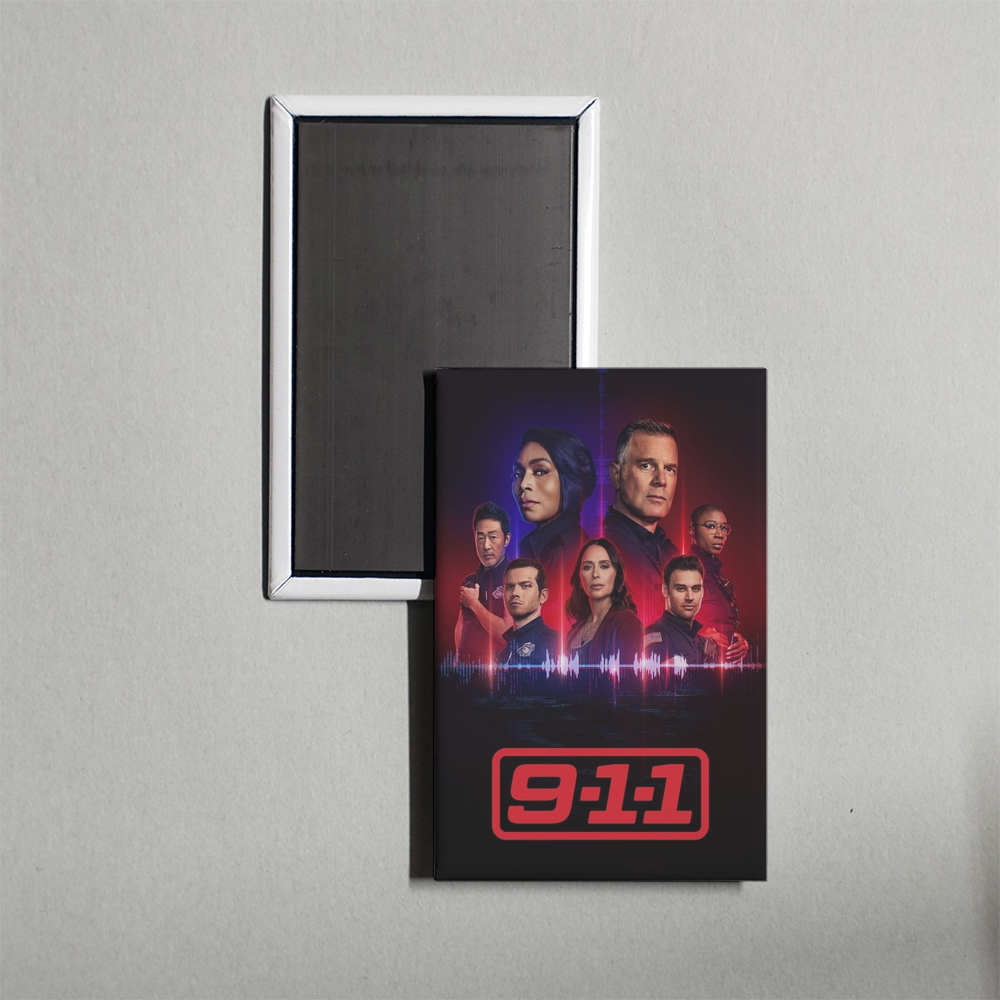 9-1-1 TV Show Fridge Magnet