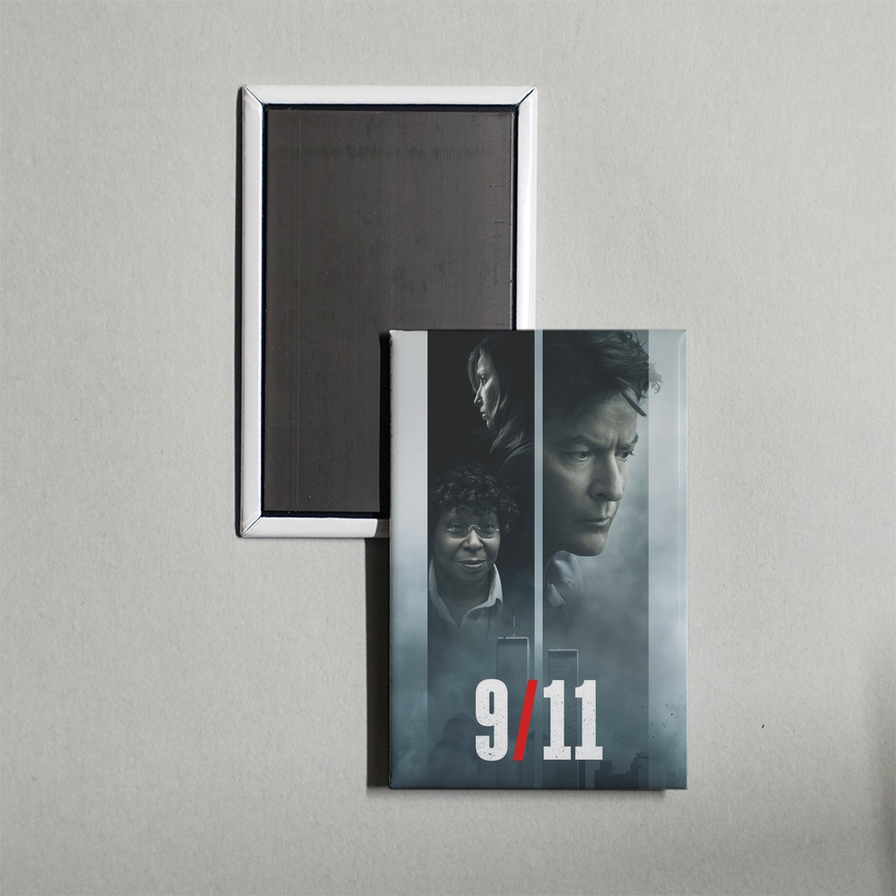 911 Mini Movie Fridge Magnet