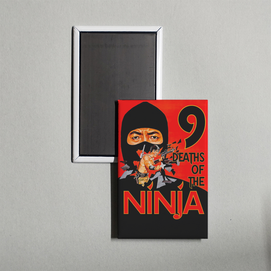 9 Deaths of the Ninja Mini Movie Fridge Magnet