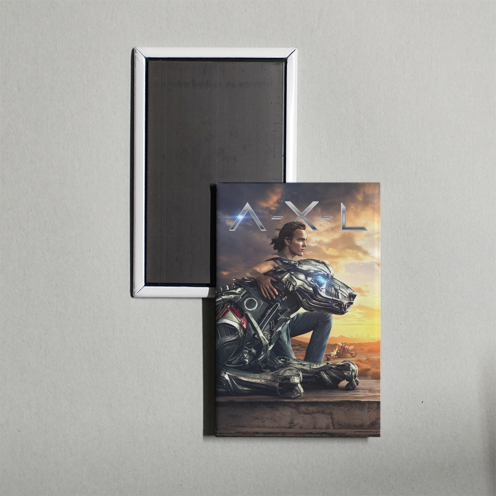 A-X-L Mini Movie Fridge Magnet