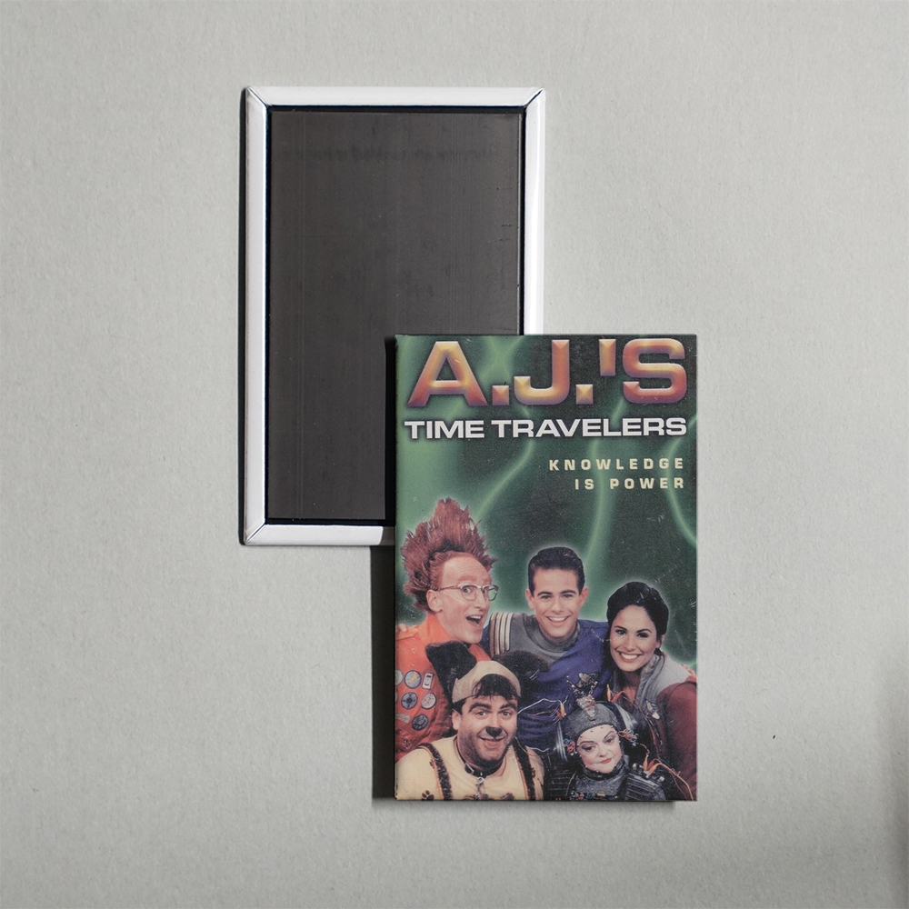 A.J.'s Time Travelers TV Show Fridge Magnet