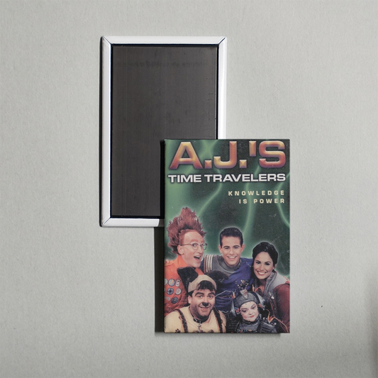 A.J.'s Time Travelers TV Show Fridge Magnet