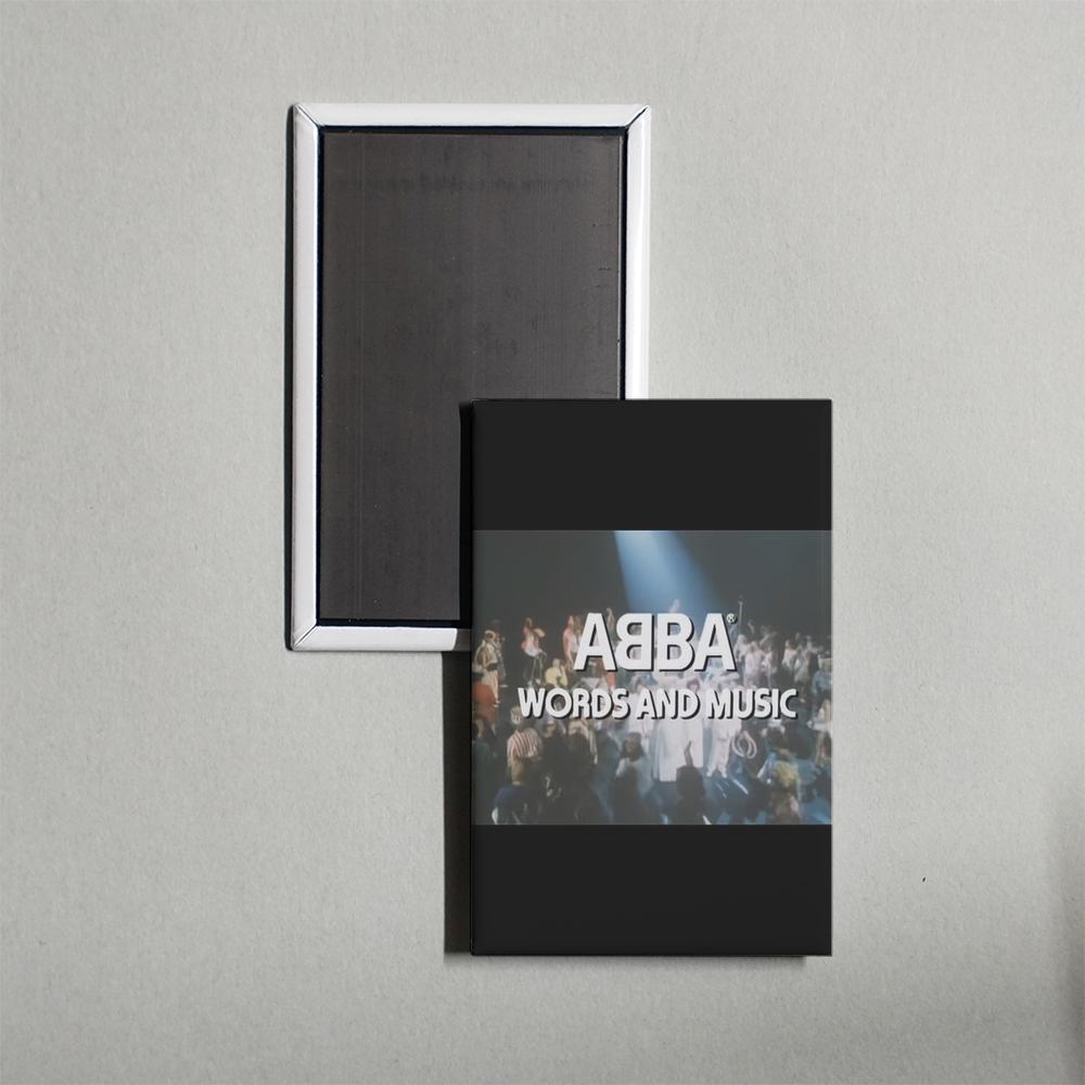 ABBA Words and Music Mini Movie Fridge Magnet