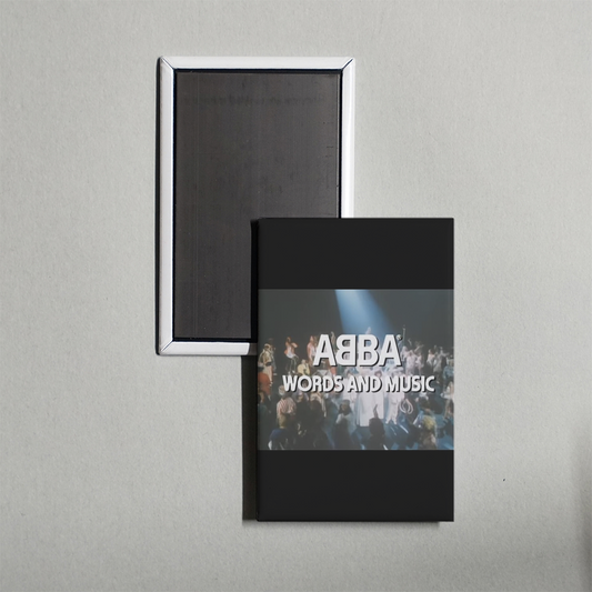 ABBA Words and Music Mini Movie Fridge Magnet