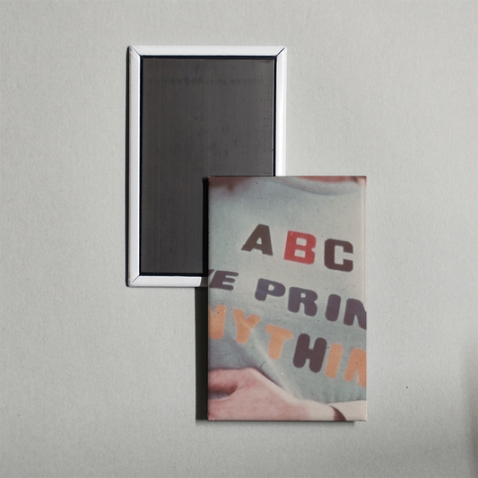 ABC - We Print Anything - In the Cards Mini Movie Fridge Magnet