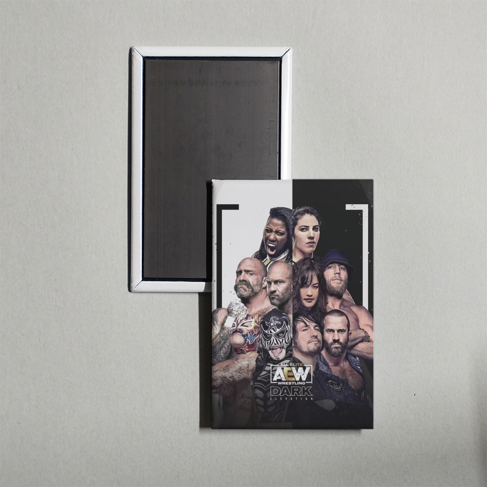 AEW Dark Elevation TV Show Fridge Magnet