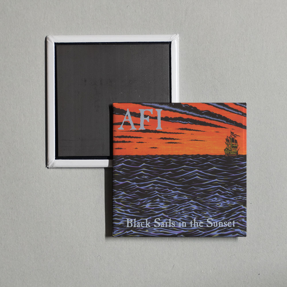 AFI - Black Sails In The Sunset Album Cover Fridge Magnet