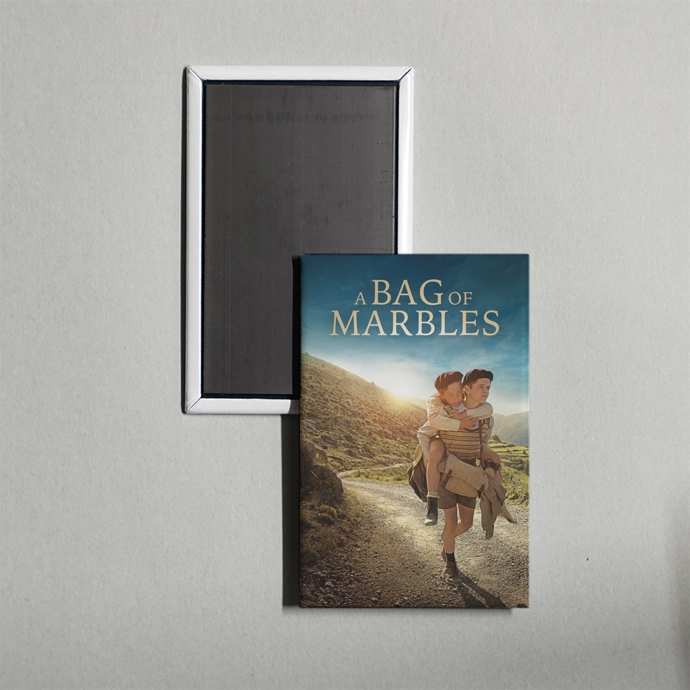 A Bag of Marbles Mini Movie Fridge Magnet