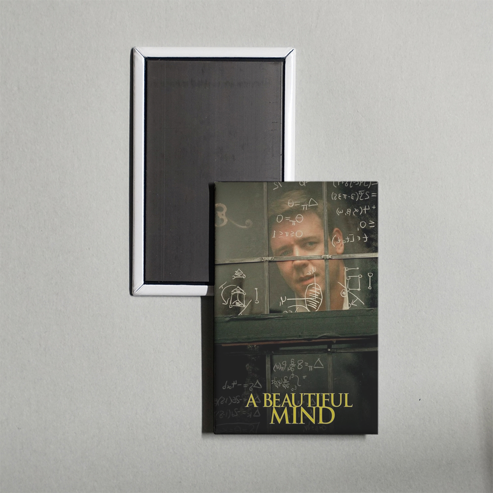 A Beautiful Mind Mini Movie Fridge Magnet