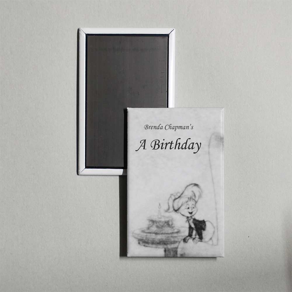 A Birthday Mini Movie Fridge Magnet