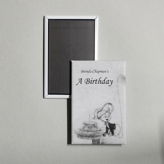 A Birthday Mini Movie Fridge Magnet