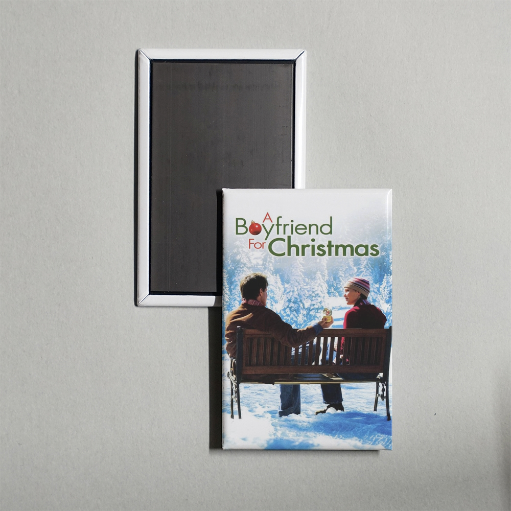 A Boyfriend for Christmas Mini Movie Fridge Magnet