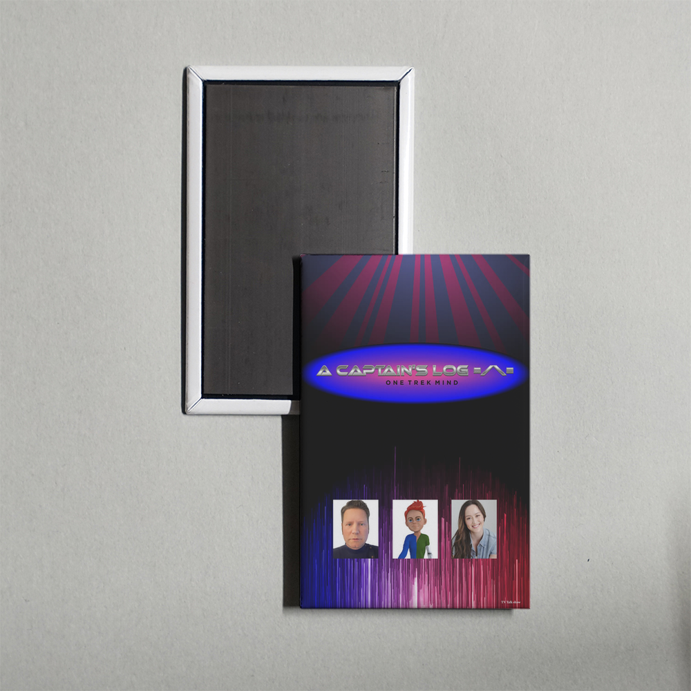 A Captain's Log TV Show Fridge Magnet