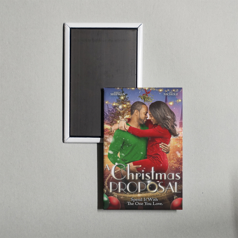 A Christmas Proposal Mini Movie Fridge Magnet