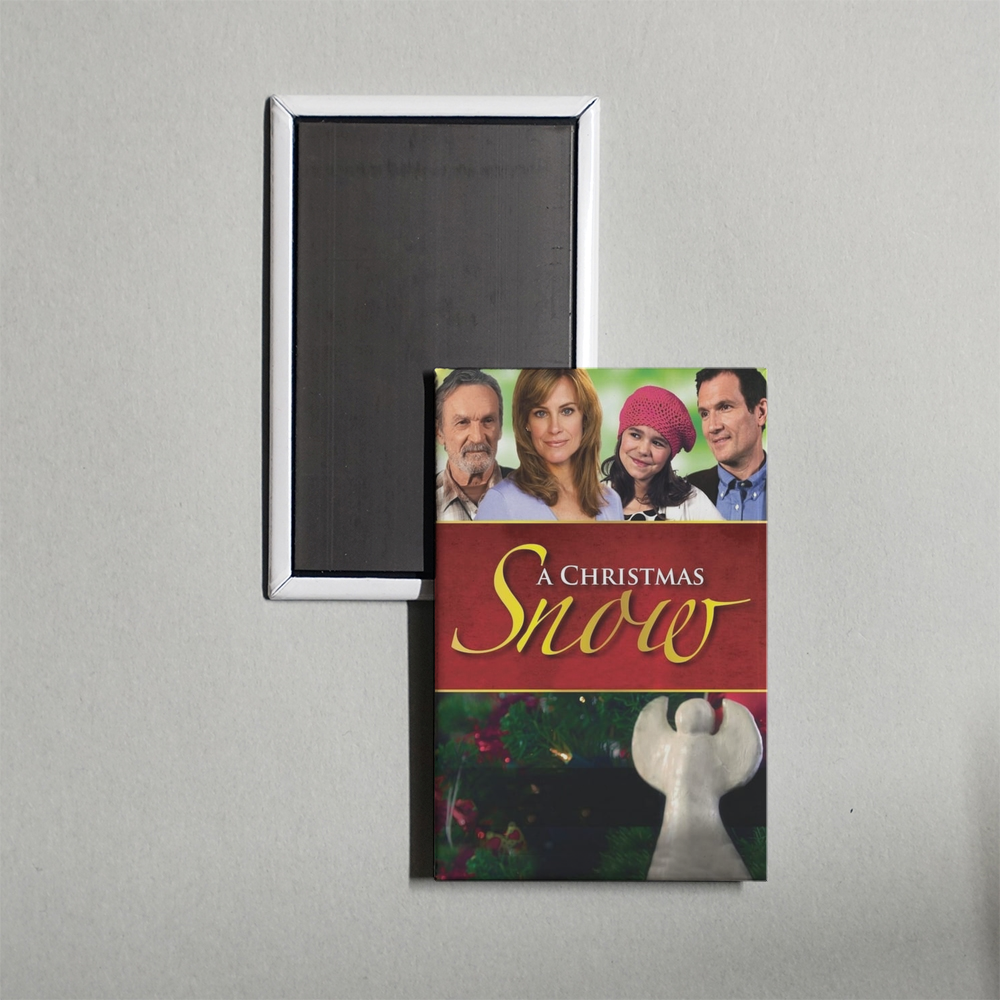 A Christmas Snow Mini Movie Fridge Magnet