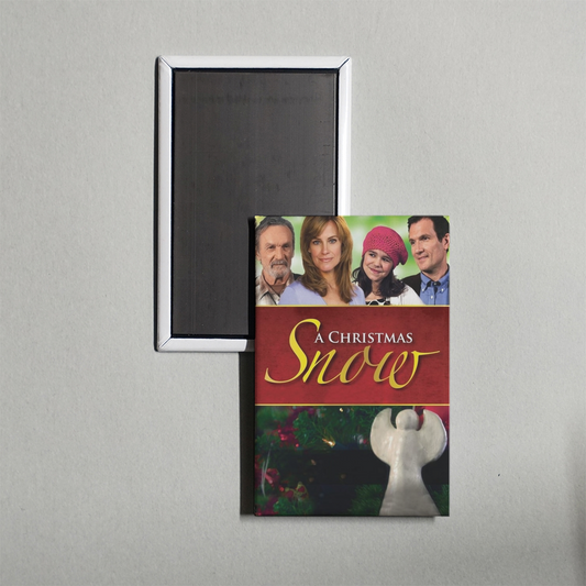 A Christmas Snow Mini Movie Fridge Magnet