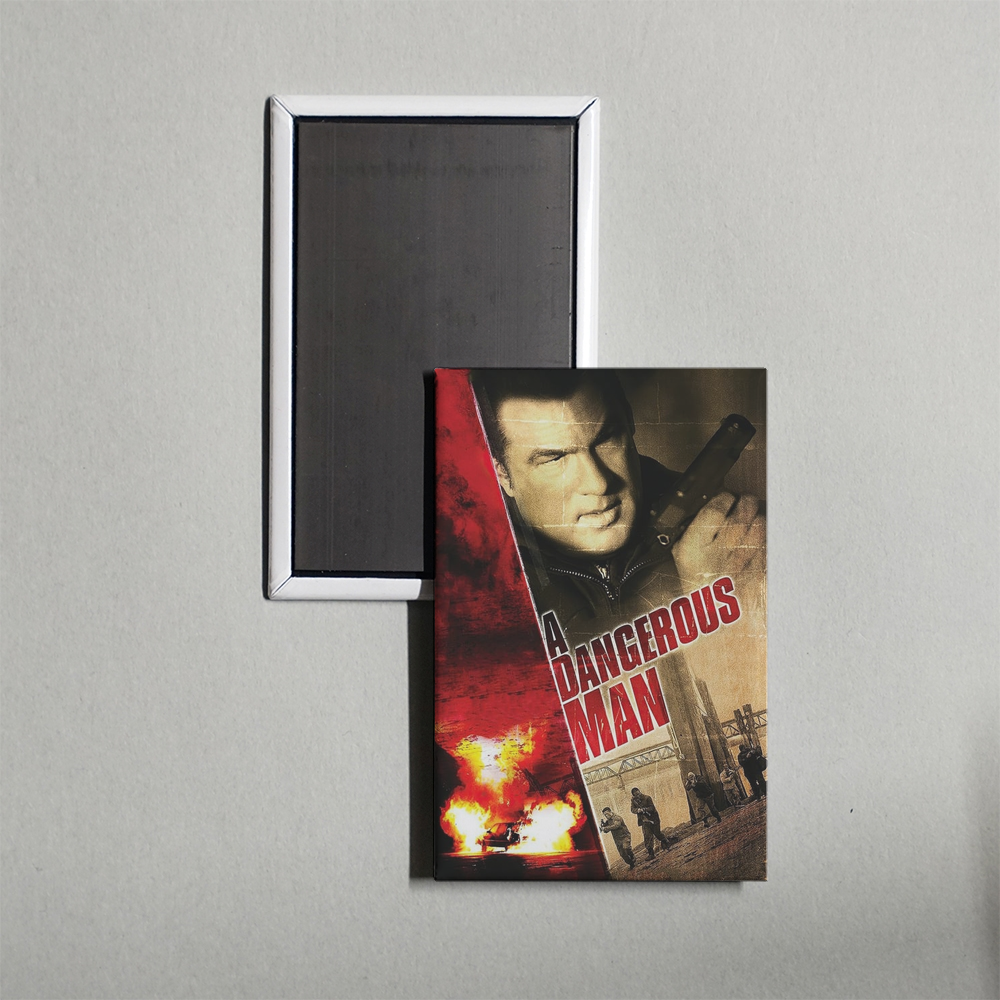 A Dangerous Man Mini Movie Fridge Magnet
