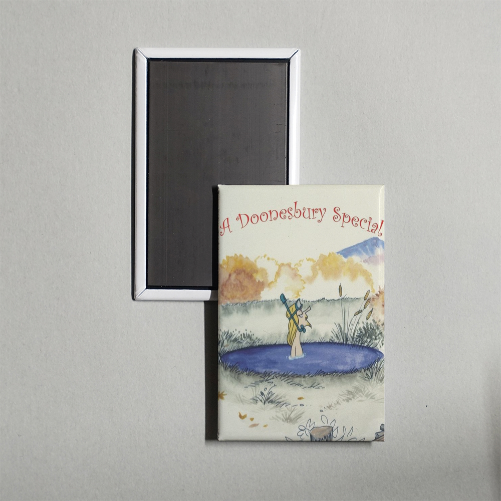 A Doonesbury Special Mini Movie Fridge Magnet