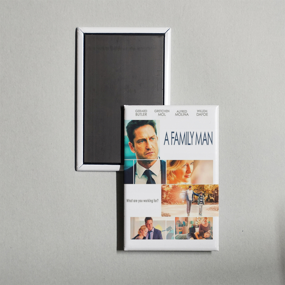 A Family Man Mini Movie Fridge Magnet