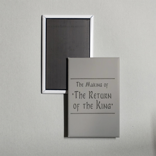 A Filmmaker's Journey Making 'The Return of the King' Mini Movie Fridge Magnet