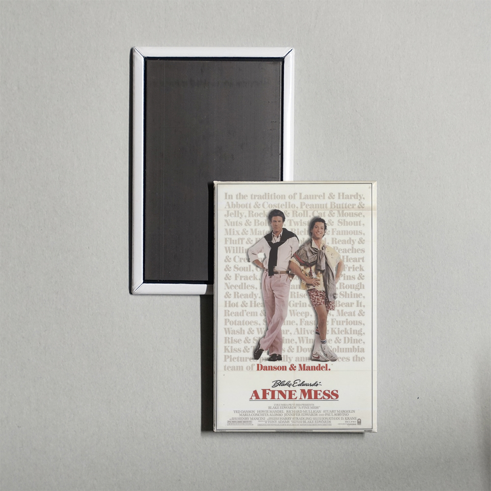 A Fine Mess Mini Movie Fridge Magnet