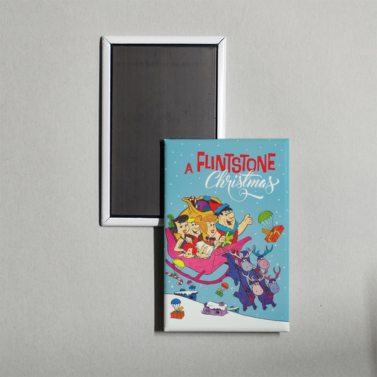A Flintstone Christmas Mini Movie Fridge Magnet