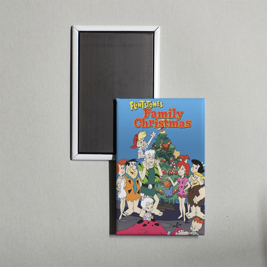 A Flintstone Family Christmas Mini Movie Fridge Magnet