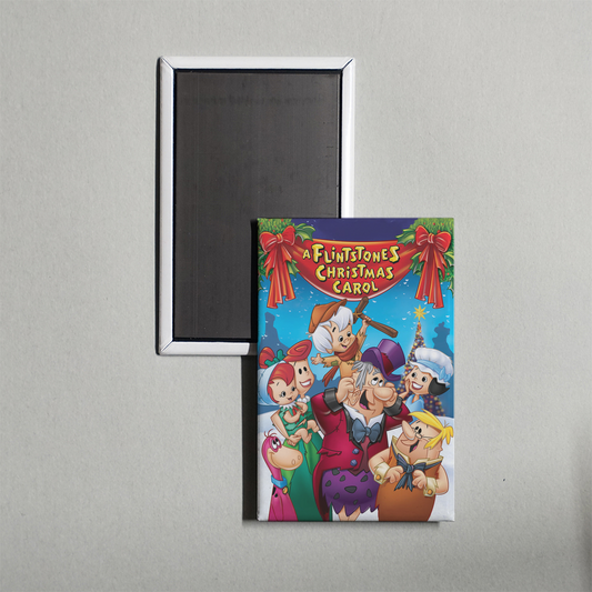 A Flintstones Christmas Carol Mini Movie Fridge Magnet