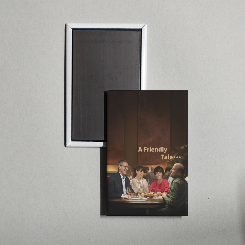 A Friendly Tale... Mini Movie Fridge Magnet