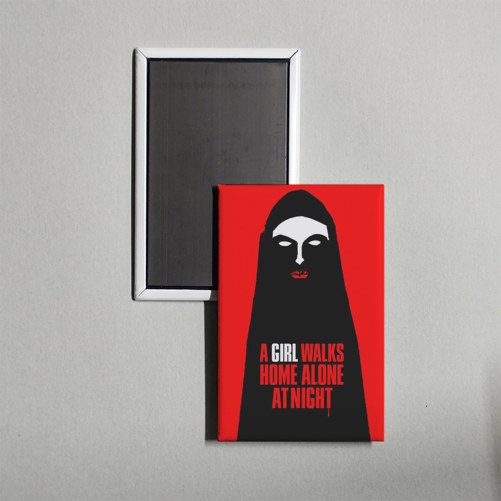 A Girl Walks Home Alone at Night Mini Movie Fridge Magnet