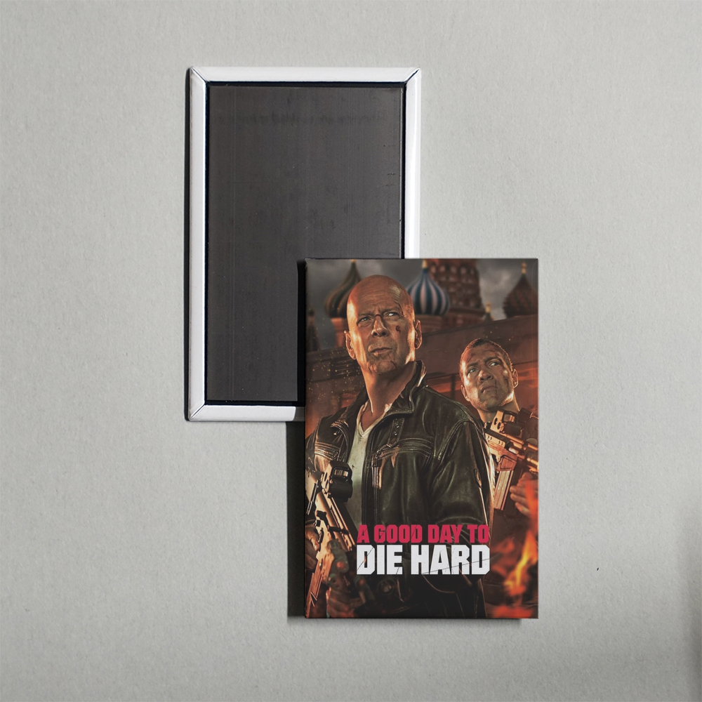 A Good Day to Die Hard Mini Movie Fridge Magnet