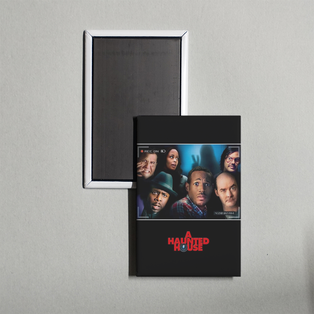 A Haunted House Mini Movie Fridge Magnet