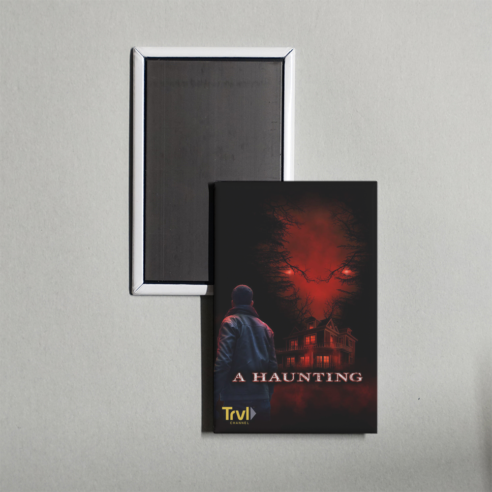 A Haunting TV Show Fridge Magnet