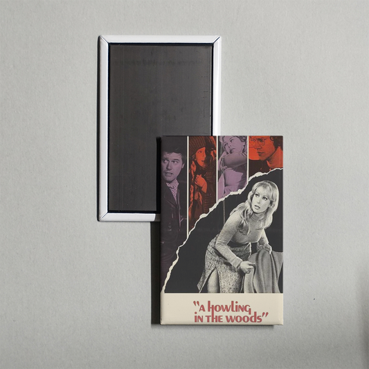 A Howling in the Woods Mini Movie Fridge Magnet