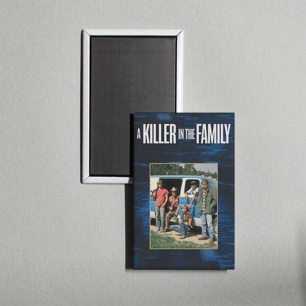 A Killer in the Family Mini Movie Fridge Magnet